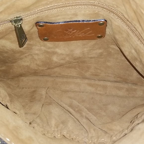 Patricia Nash Tan Tooled Cassini Wristlet